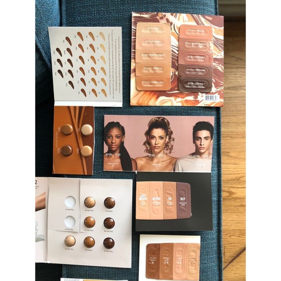 DIOR HUDA Charlotte Tilbury ILIA Danessa Myricks Foundation Sample Card Bundle - Picture 7 of 9